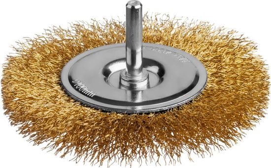 Щетка-крацовка БИБЕР дисковая 100мм для дрели