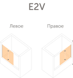 Душевая шторка на ванную Vegas Glass E2V профиль хром глянцевый, стекло сатин