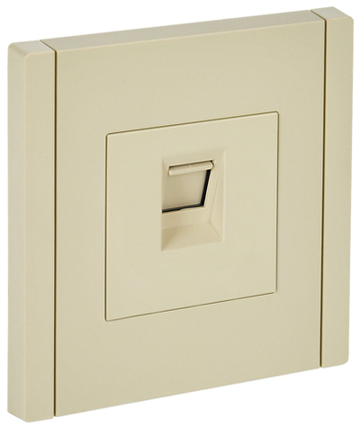 FORTE&PIANO Розетка компьютерная RJ45 кат.6 FP431 ваниль IEK