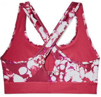 ТОП теннисный Under Armour Mid Crossback Print - Розовый