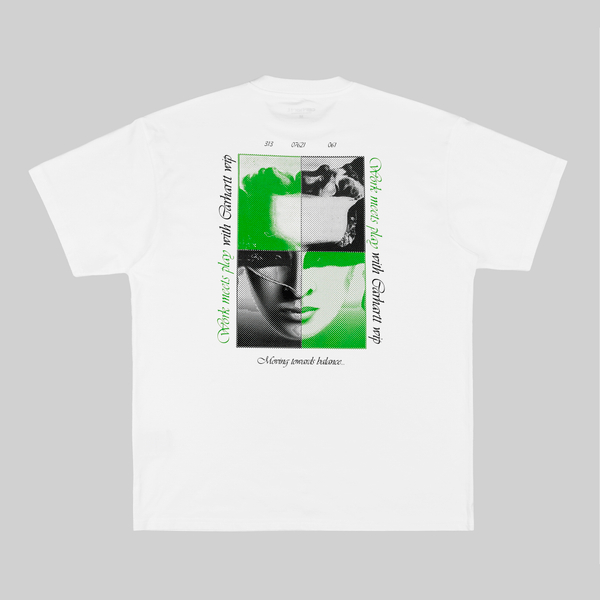 Футболка мужская Carhartt WIP Work & Play артикул:I033264_white - купить в магазине Дайс