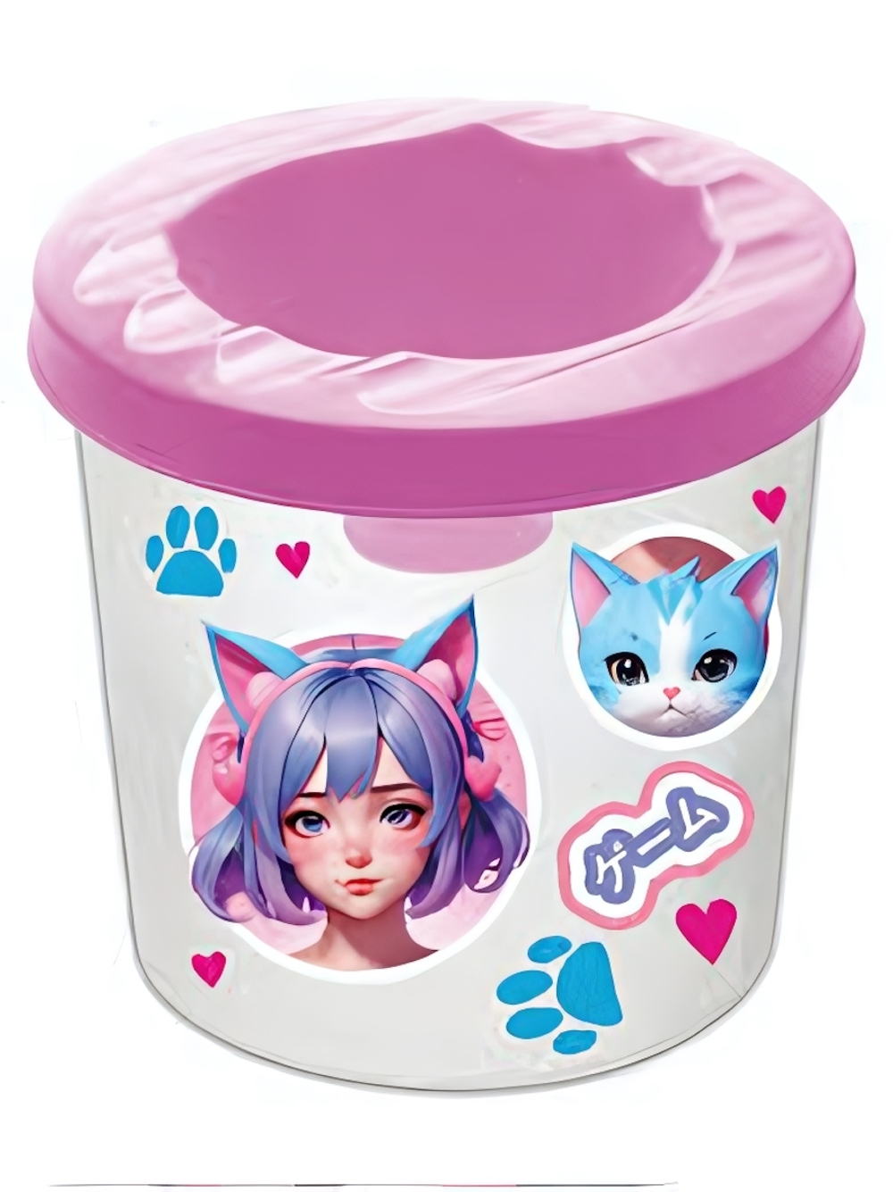 Стакан-непроливайка одинарный "Милая парочка 2025" (Пчелка)