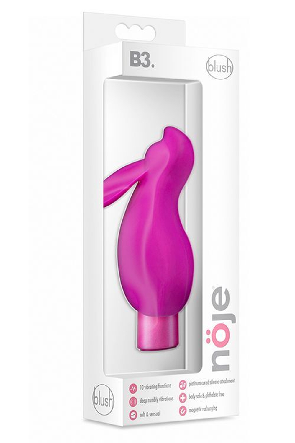 Лиловый вибромассажер-зайчик Lily - 12,06 см. (Цвет: лиловый)