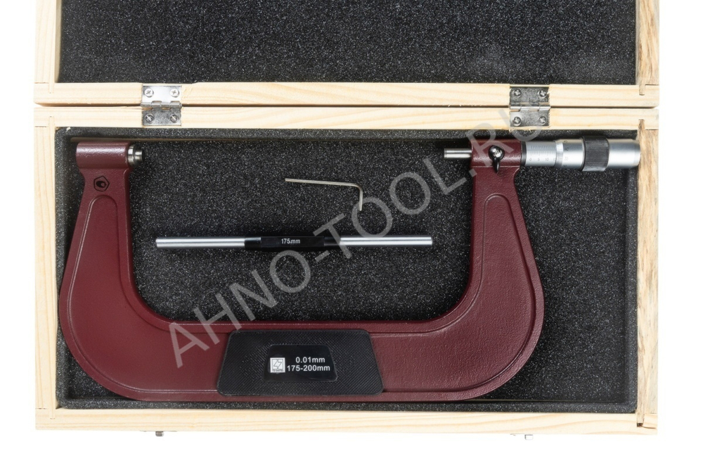 Микрометр МК 200-0.01 ГОСРЕЕСТР 89035-23 (микр.винт 8мм) ТОЧИНТЕХ