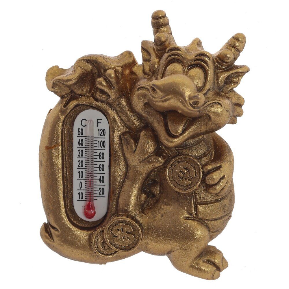 GAEM Магнит с термометром "Дракон", L7 W2 H5 см, 4в.