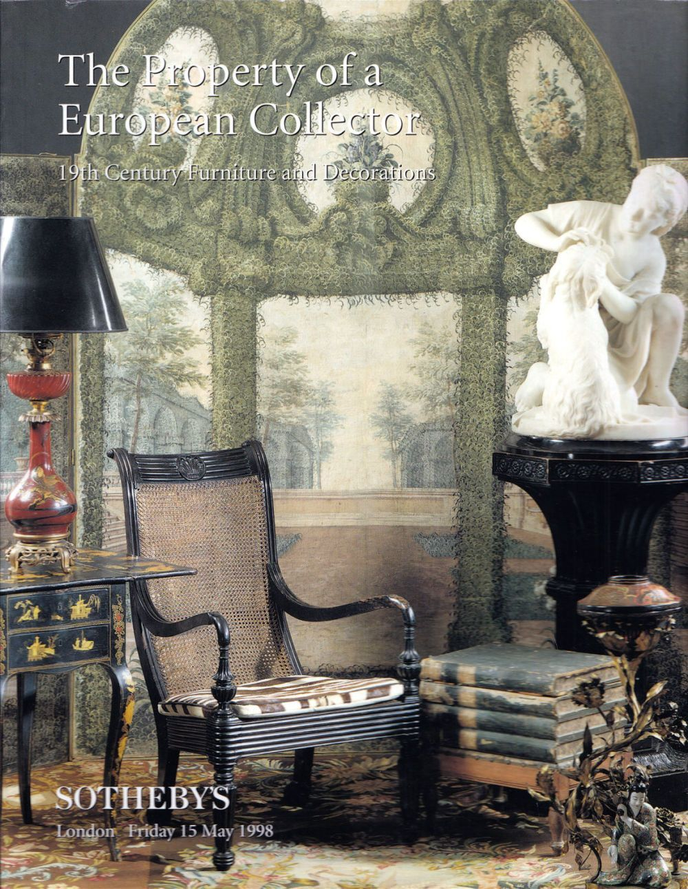 Каталог аукциона Sotheby's, Частная европейская коллекция: Мебель и предметы интерьера XIX века от 15 мая 1998 года