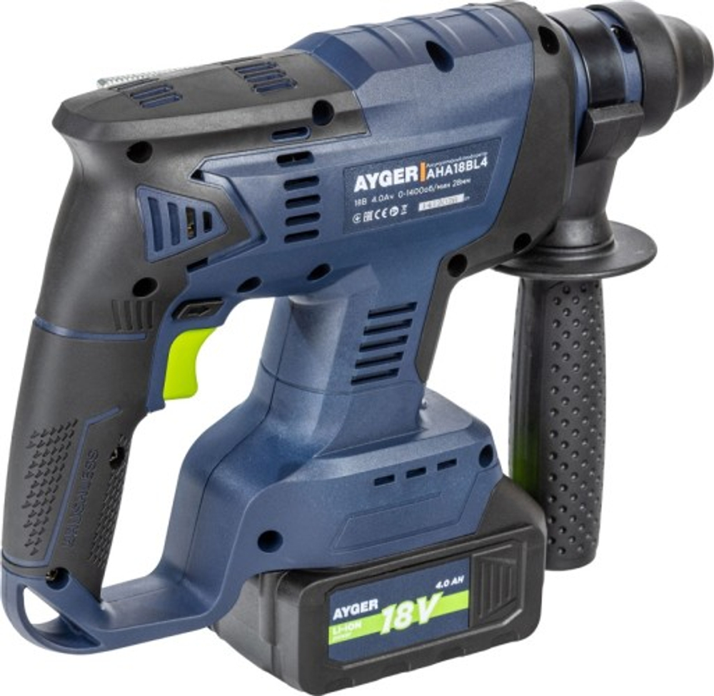 Перфоратор аккумуляторный AYGER  AHA18BL4