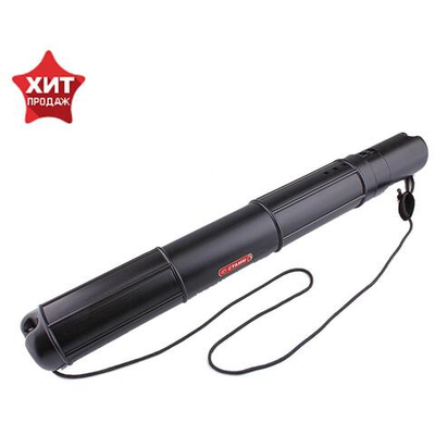 Тубус телескопический на шнурке Стамм , А0, диаметр 90 мм, длина 700-1100 мм, черный