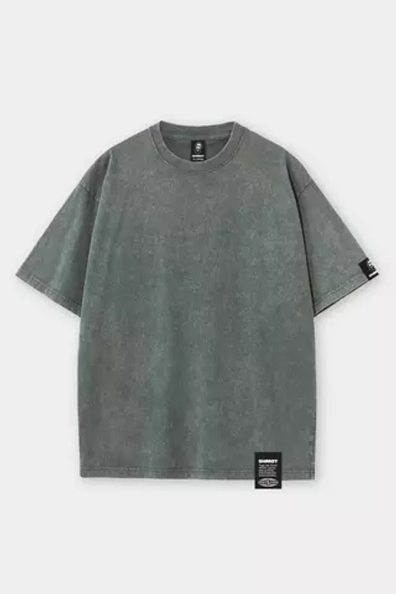 Футболка SHMOT "BLANK" GARMENT DYE Зеленый