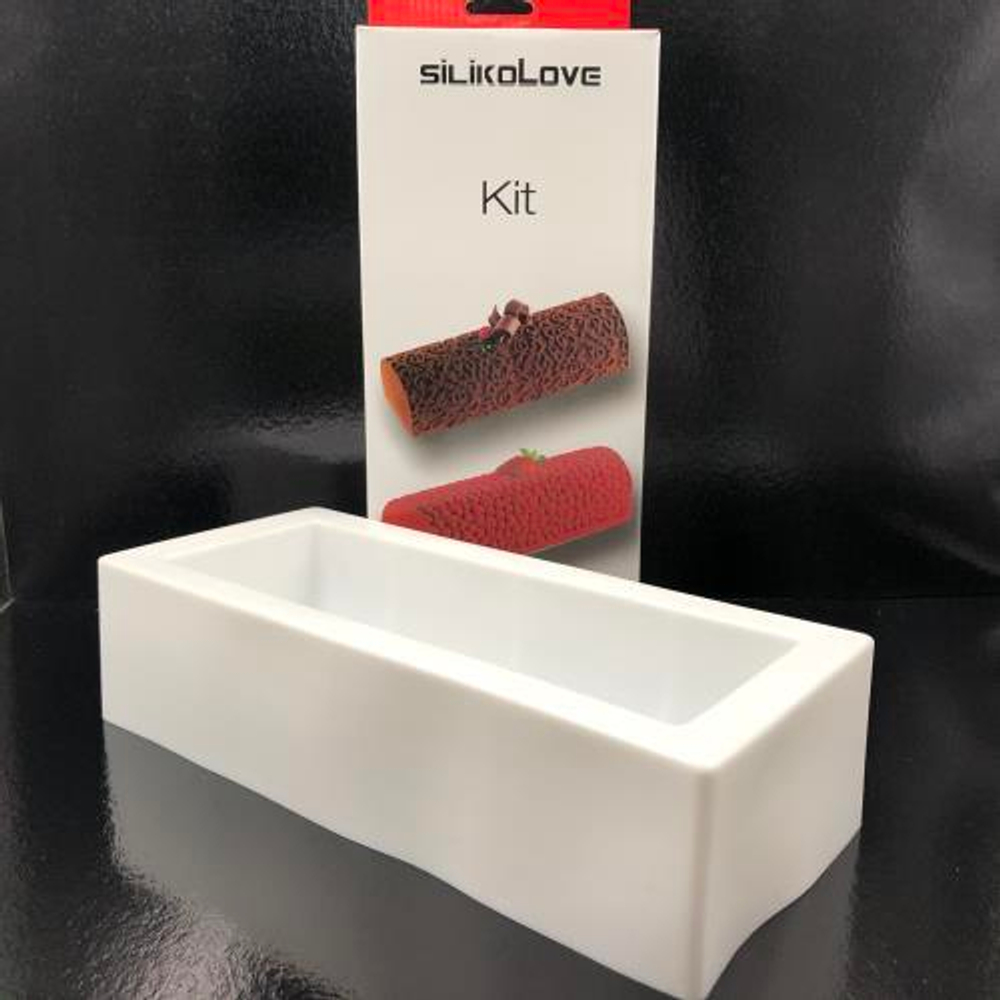 Форма Siliko Kit 254х88х72мм, белый силикон в упаковке 1/60шт (Китай)