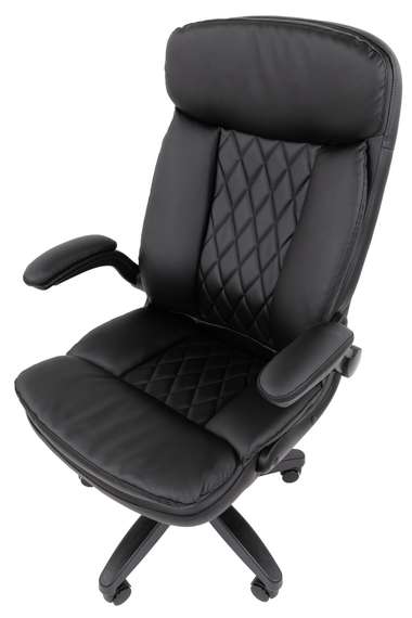 Офисное кресло Chairman 533 Россия экокожа черный