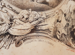 "Капитанская дочка". Литография А.Шарлемань. 1861г. - антикварная литография