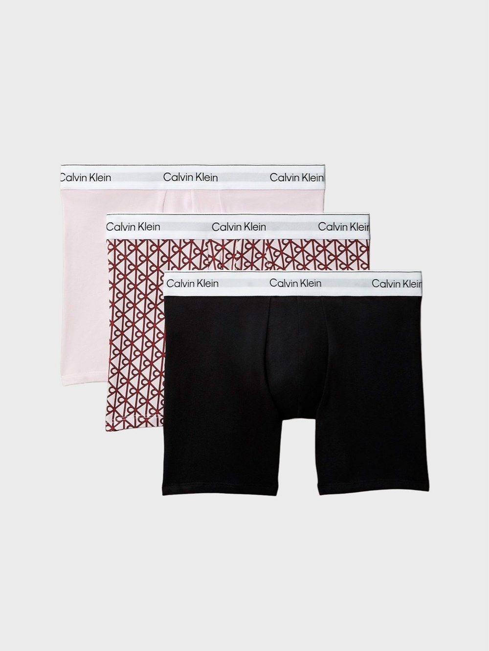 Мужские трусы Calvin Klein боксеры брифы Icon Cotton Stretch 3-Pack Bijou Modern Emblem