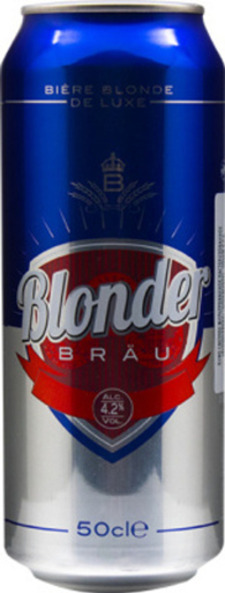 Пиво Блондербру / Blonderbrau 0.5 - банка