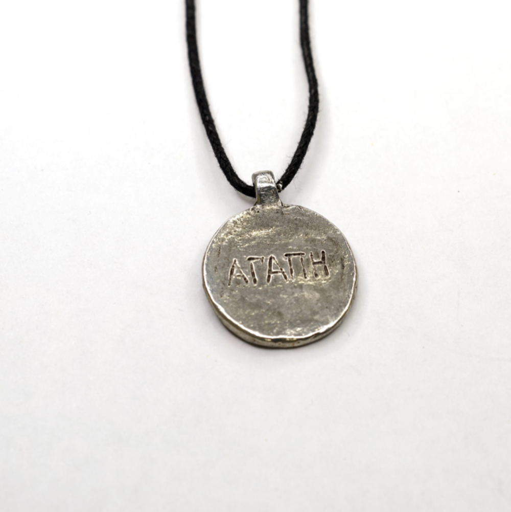 Медальон «Агапе» (чернение)
