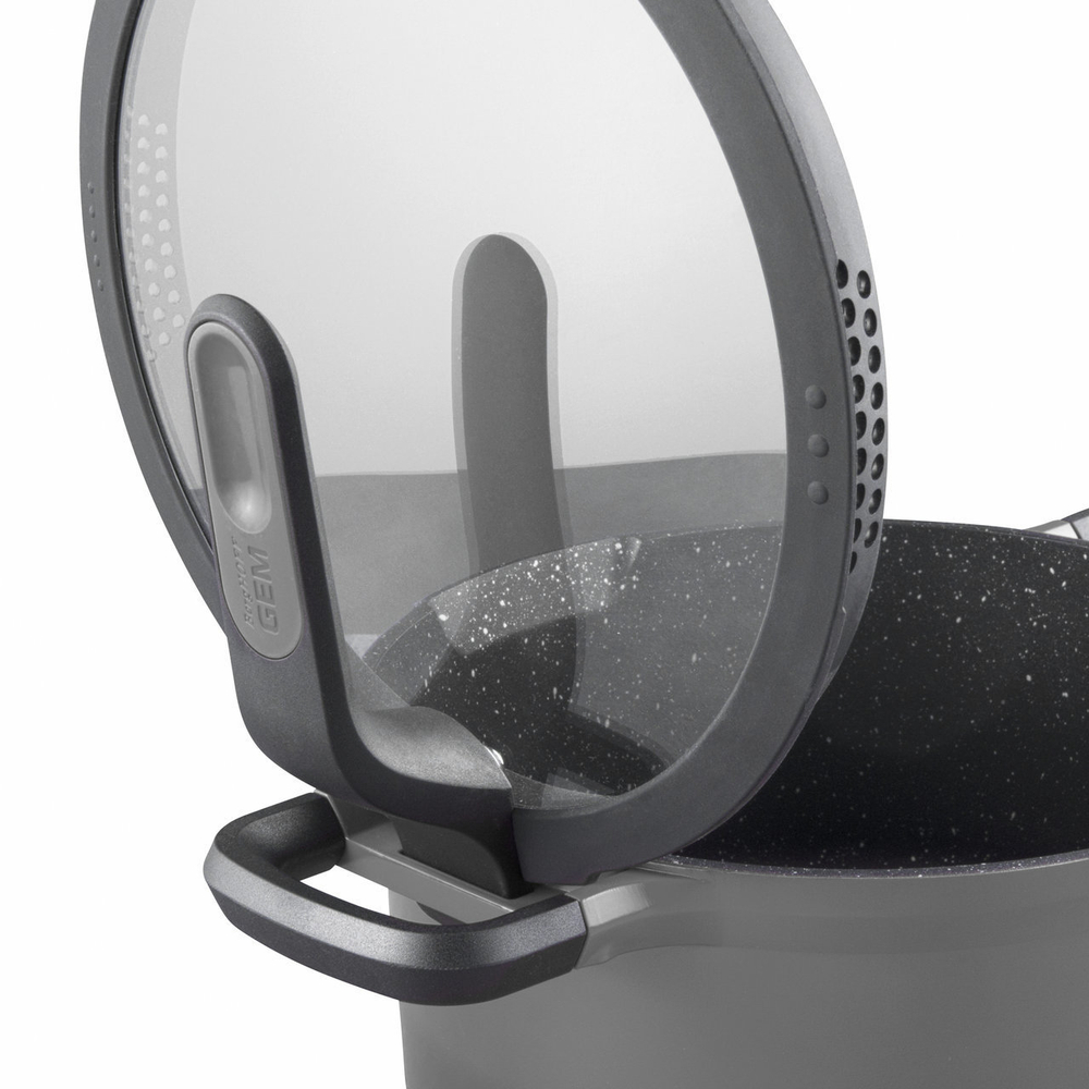 Кастрюля с крышкой 16см 1,5л Gem grey 2307416