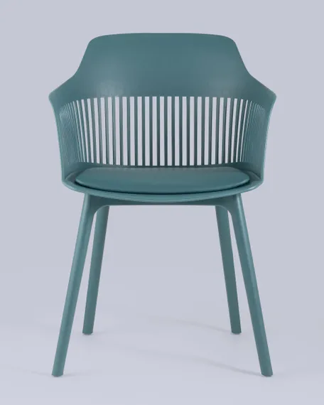 Стул Crocus с подушкой темно-бирюзовый