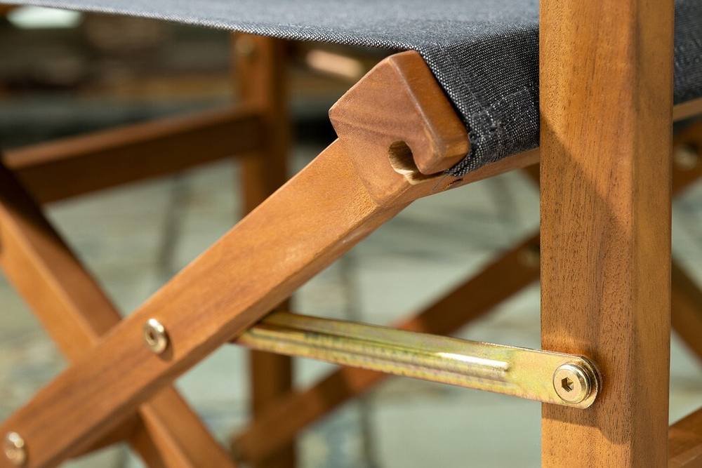 Стул из акации DIRECTOR темно-серый