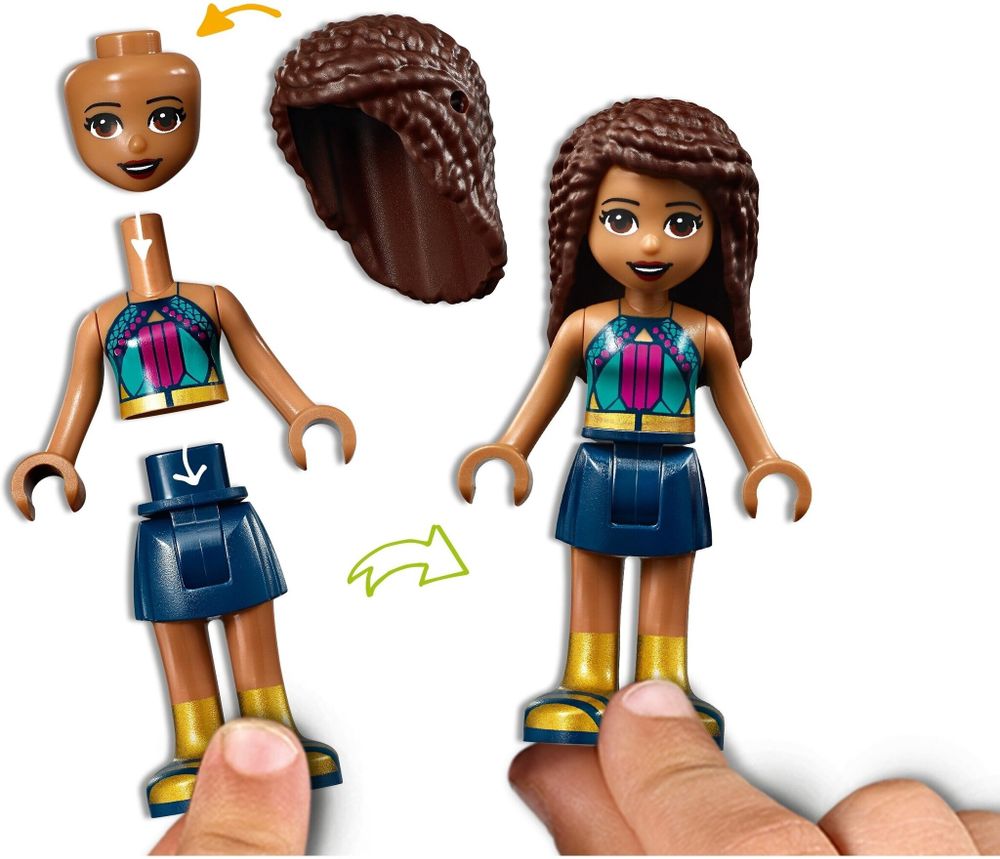 Конструктор LEGO Friends 41390 Машина со сценой Андреа