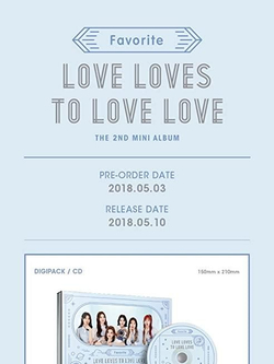Альбом Favorite - Luv Loves To Love Luv 2nd Mini Album