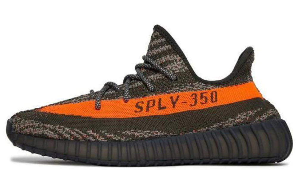 Adidas originals Yeezy Boost 350 V2 comfortable and versatile non-slip wear-resistant breathable low-cut life casual shoes for men and women the same brown and yellow