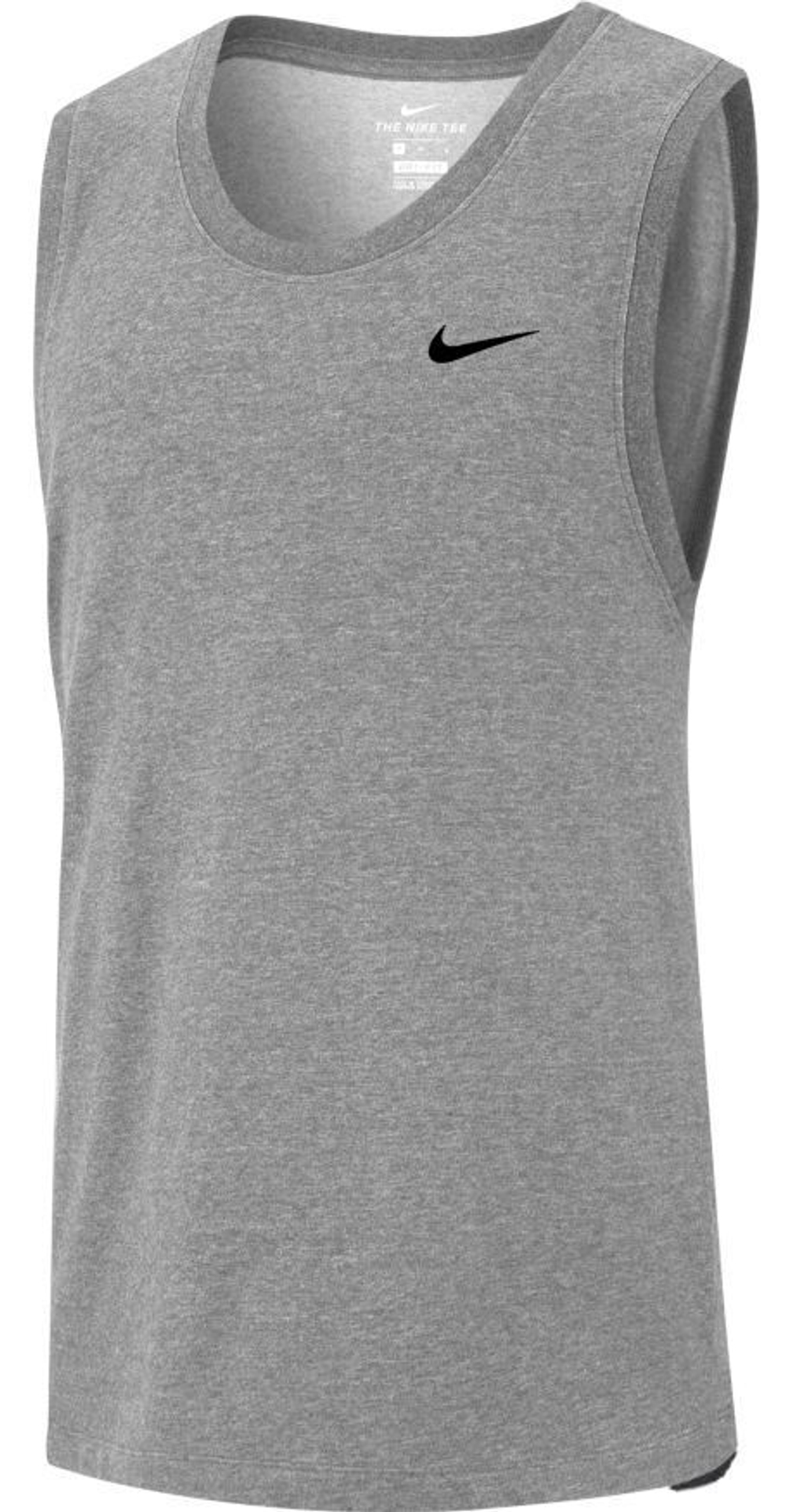 Футболка мужская теннисная Nike Dri-Fit Tank DFC Solid M - dark grey heather/black