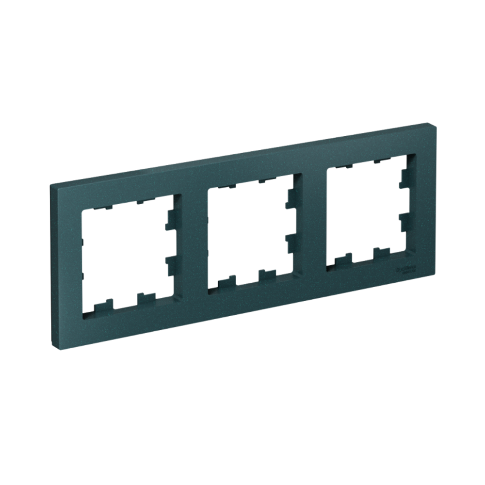 Рамка 3-м AtlasDesign универс. изумруд SE ATN000803