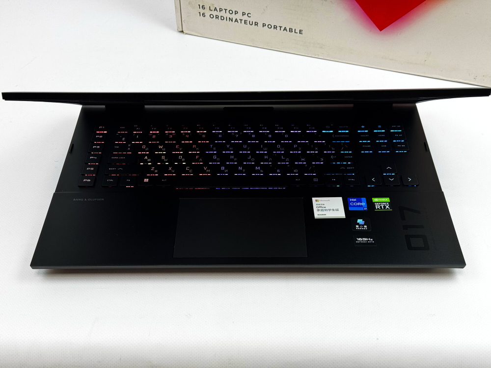 17.3" Игровой ноутбук HP Omen RTX 3080 Ti / Intel Core i7-12700H / 16GB / 1TB/ 2.5K / 165Hz / Win11 / RU-EN клавиатура