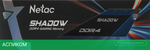Оперативная память Netac Shadow DDR4-3600 8GB C18 Blue (NTSDD4P36SP-08B)
