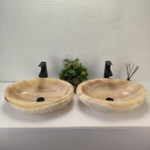 Раковина из оникса ПАРА! Oval Marmo Yellow OO-62705 58*38*15 0102