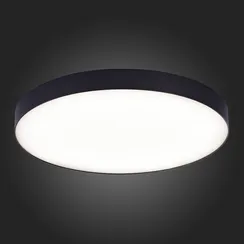 ST606.442.96 Светильник потолочный Черный LED 1*96W 4000K 8 640Lm Ra>85 120° IP20 D600xH55 185-265V Накладные светильники