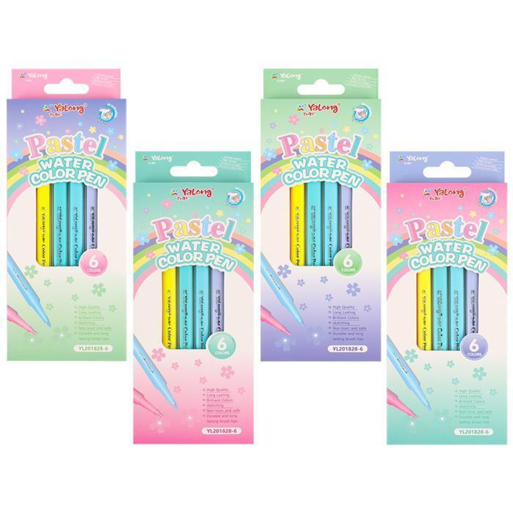 Фломастеры 6цв на водной основе