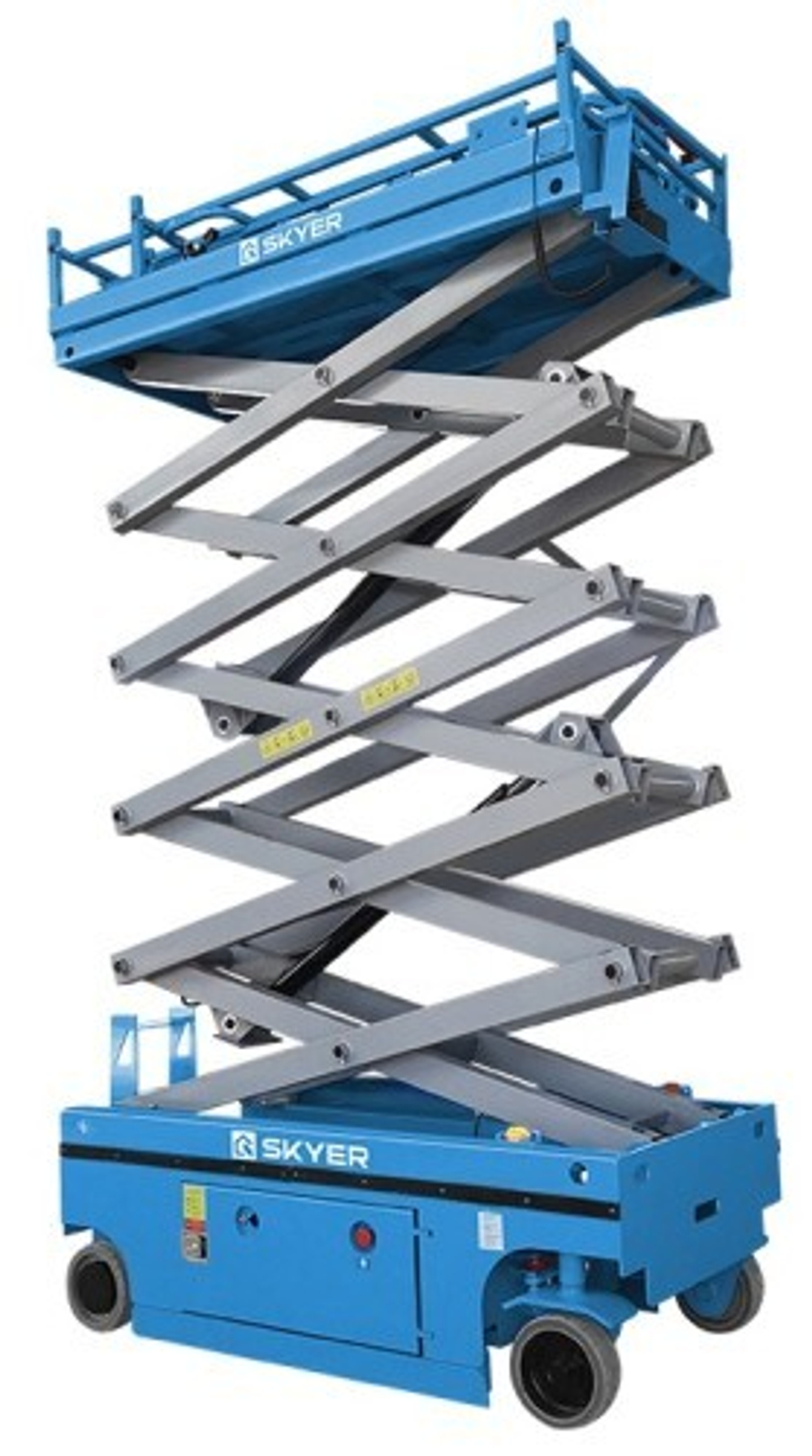 Передвижной телескопический подъемник SKYER PLH0623 самоходный с выдв. платф. (узкий)