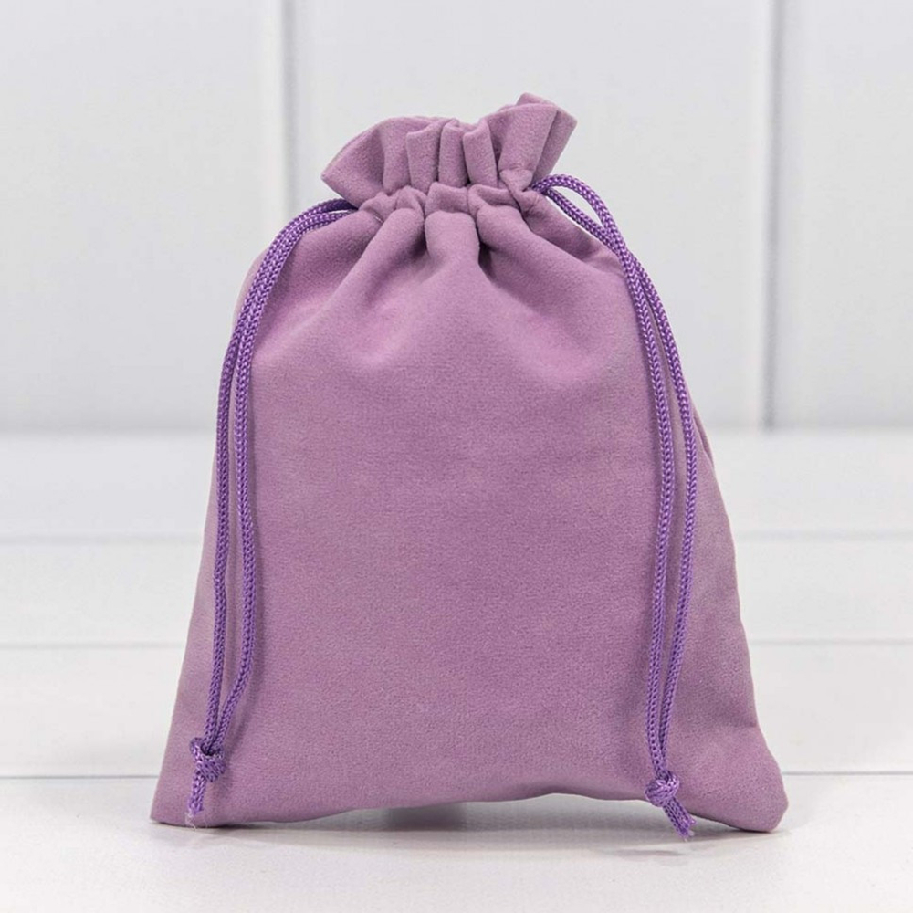 Мешочек 12х15см Бархат класс А (Сиреневый)