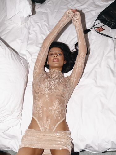 Боди кружевное