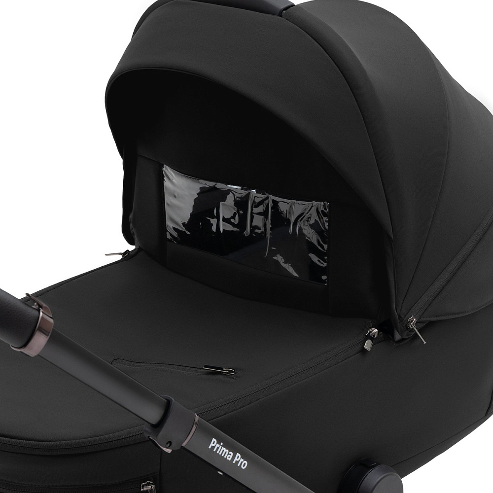 Коляска Agex Prima Pro 3 в 1 с автокреслом i-Safe S Grey APP626 Black (Черный)