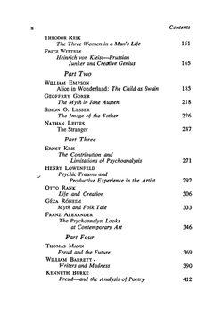 Art and psychoanalysis | William Phillips