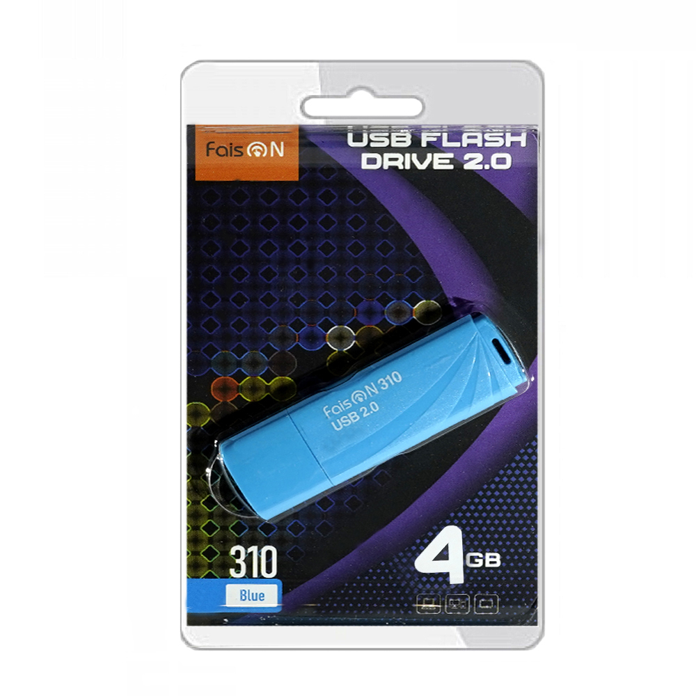 USB Флешка 4GB Faison 310, USB 2.0, черная