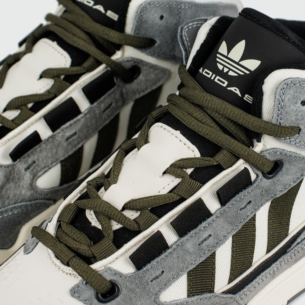 Кроссовки Adidas ADI2000 Mid Grey White with Fur