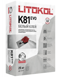 Клей LITOFLEX K81 Цвет: Белый 25 кг, класс С2 Е, Litokol