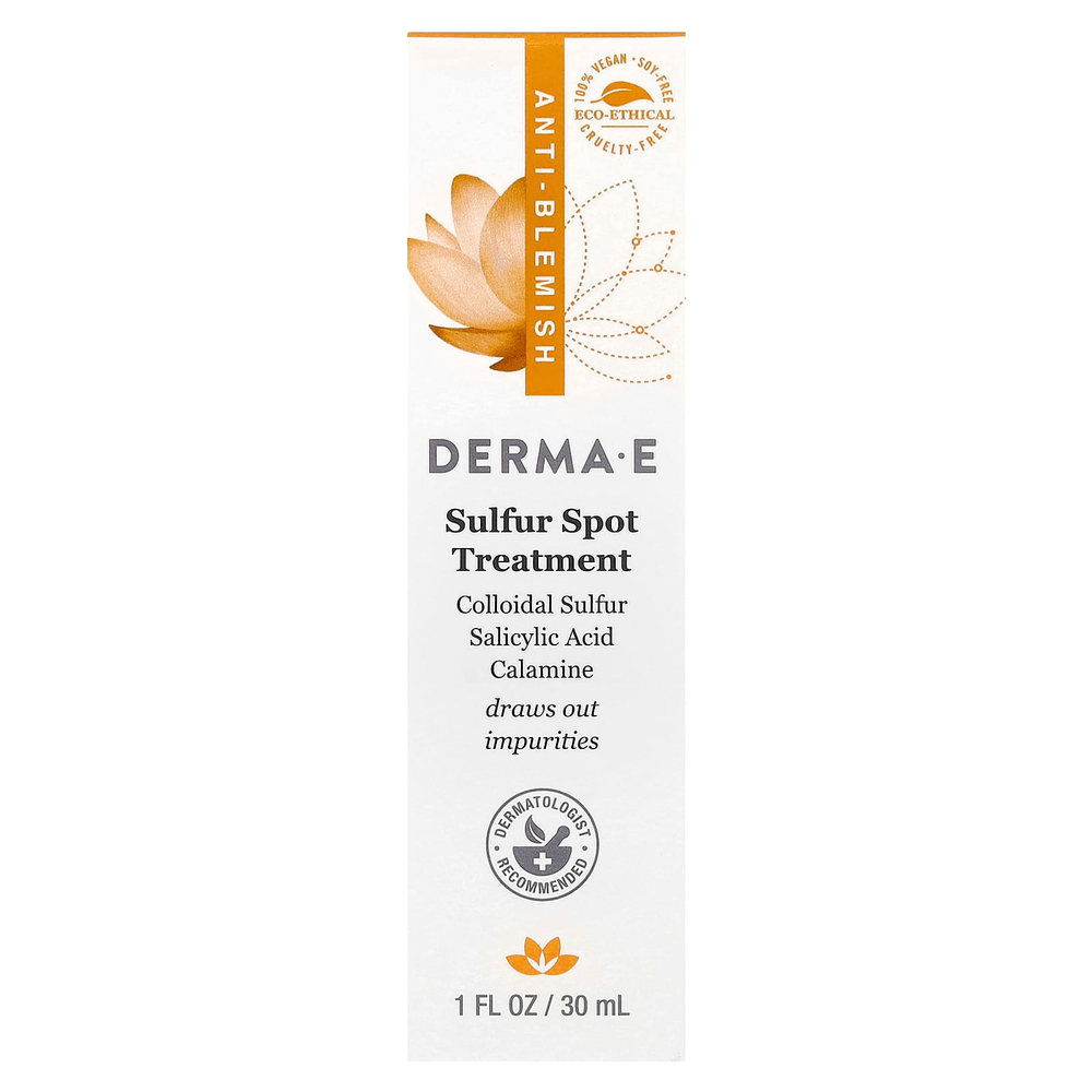 DERMA E, Средство для удаления серных пятен, 30 мл (1 жидк. унц.)