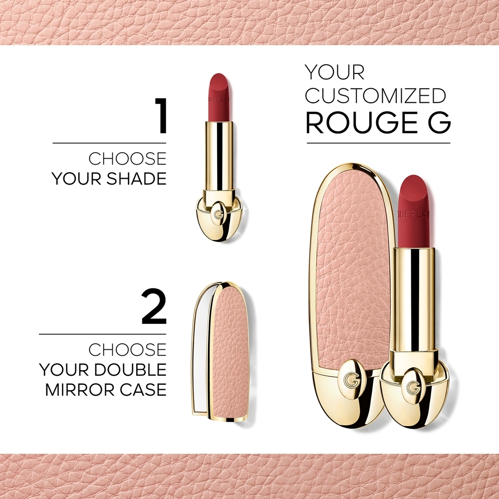 GUERLAIN Rouge G Double Mirror Jewel Case - Футляр для помады с зеркалом, 1 шт.
