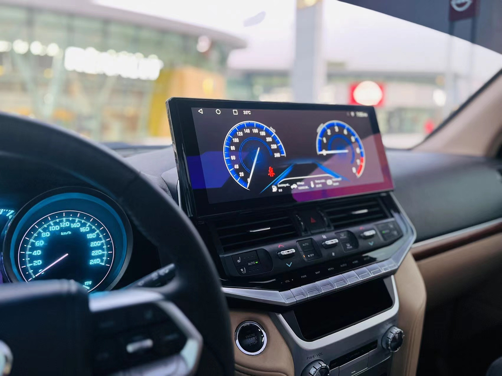 Магнитола для Toyota Land Cruiser 200 2015-2021 (без JBL) - Carmedia ZH-T1603 монитор 16.3"! на Android 12, 8/128ГБ, 4G SIM-слот, блок климата и беспроводная зарядка