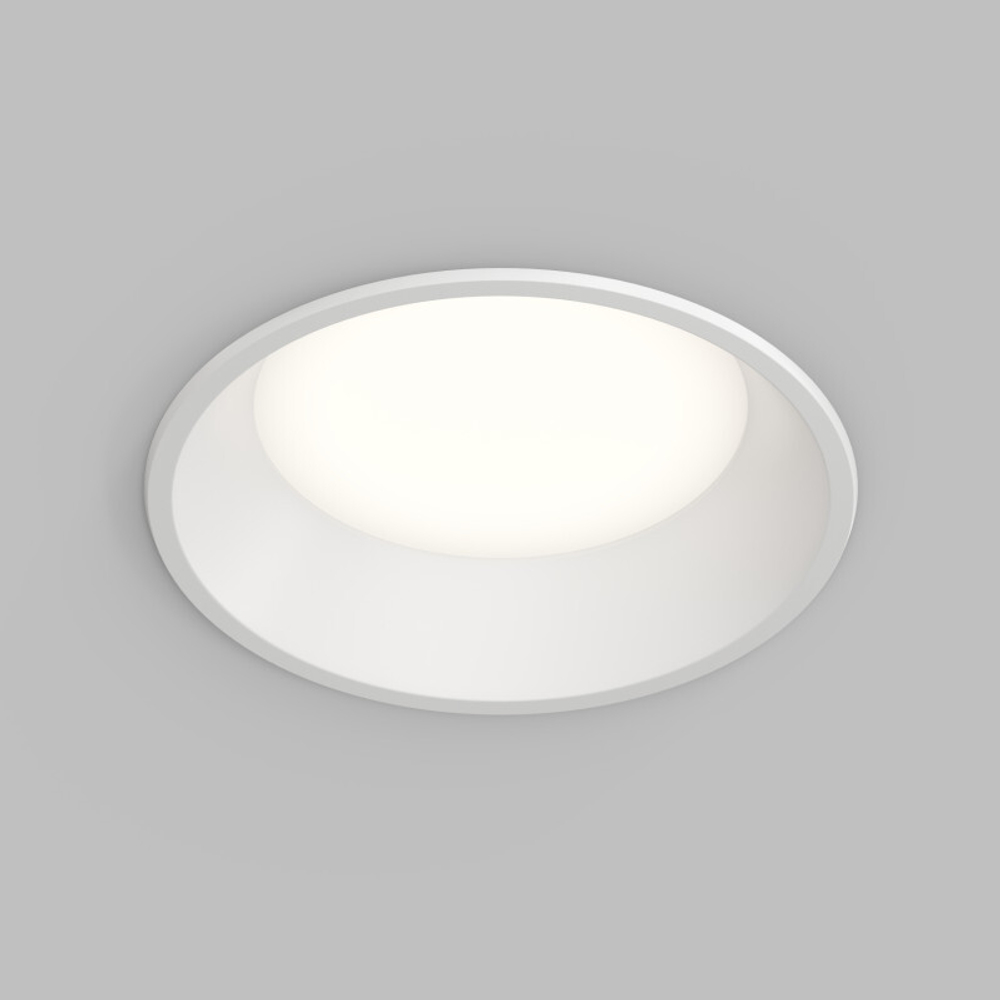 Встраиваемый влагозащищенный светильник TRIM, 24 Вт LED 3000-4000-6500K, IP44, алюминий, акрил