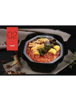 Саморазогревающаяся лапша HotPot с овощами в остром соусе