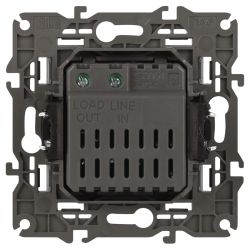 14-4101-03 ЭРА Светорегулятор поворотно-нажимной, 400ВА 230В, IP20, Эра Elegance, алюминий