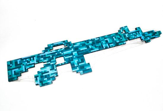 Деревянный Автомат "Пиксель" 60см