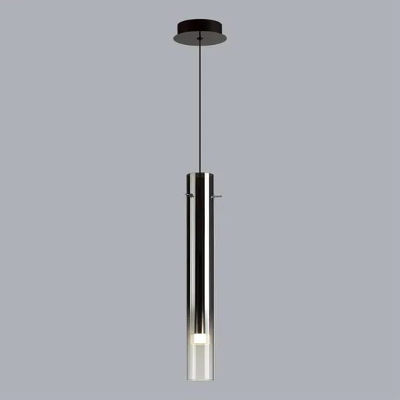 5061/5L PENDANT ODL24 383 черный/темн.хром/металл/стекло Подвес LED 4W 3000K SHINY