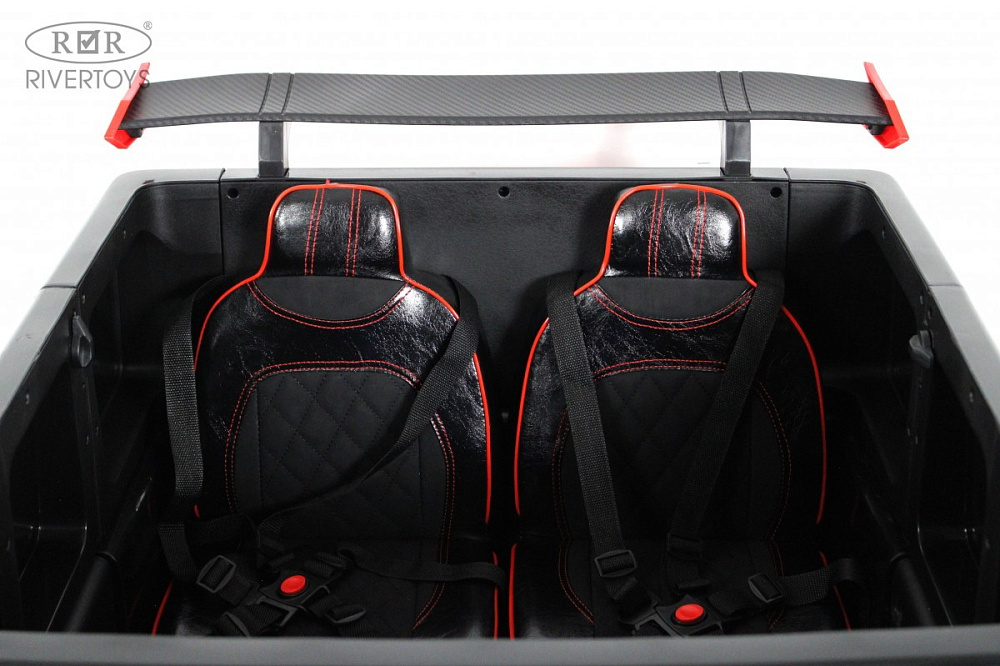 Детский электромобиль RiverToys Z888ZZ BLACK/черный