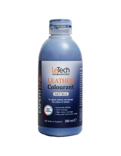 LeTech Expert Line Краска для кожи (Leather Colourant) Navy Blue, 200мл